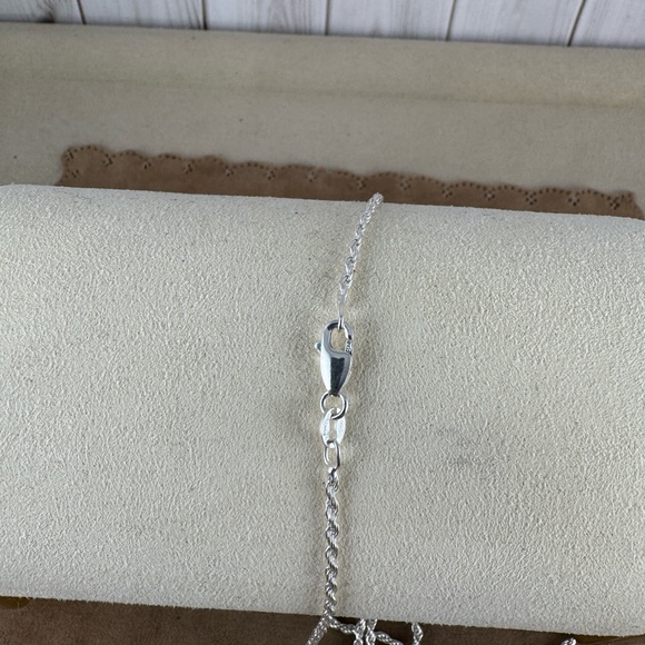 Sterling Silver 30 Inch Rope Chain Necklace - Picture 7 of 8